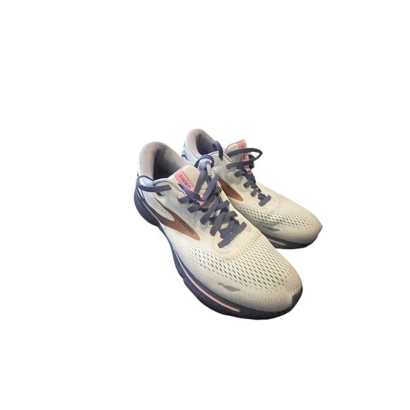 Brooks Womens Gray Purple Ghost 15 Neutral Running Shoes Sneakers Size 9 - Picture 6 of 11